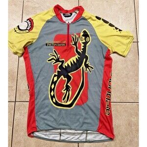 Vintage Cannondale Cup Fat Tire Series Cycling Jersey Mens L Headshok USA Made